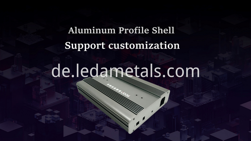 Aluminum profile shell